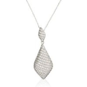 Orphelia WoMens 925 Sterling Silver Chain with Pendant – ZH-4517 – One Size
