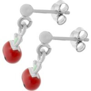 Orphelia Childrens Unisex ‘Apple’ Child’s 925 Sterling Silver Drop Earrings – ZO-7149/1 – One Size