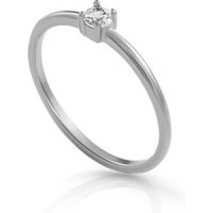 Orphelia ‘Solitaire’ WoMens 925 Sterling Silver Ring – ZR-7527 – Size Q