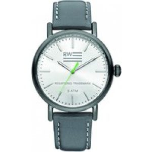 River Woods Yukon Mens Grey Watch RW420027 Leather – One Size