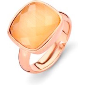 Orphelia WoMens 925 Sterling Silver Ring – Rose ZR-7198/OR – Size K