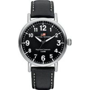 River Woods Sacramento Mens Black Watch RW420001 Leather (archived) – One Size