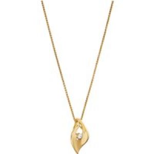 Orphelia ‘Milan’ WoMens 925 Sterling Silver Chain with Pendant – Gold ZH-7519/G – One Size
