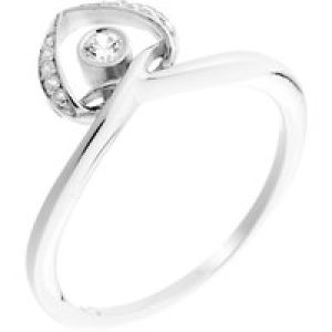 Orphelia WoMens 925 Sterling Silver Ring – ZR-7126 – Size Q