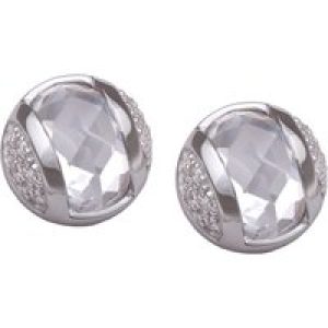 Orphelia WoMens 925 Sterling Silver Stud Earrings – ZO-5911 – One Size