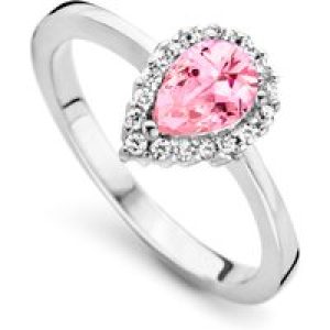 Orphelia WoMens 925 Sterling Silver Ring – ZR-7226/PI – Size O 1/2