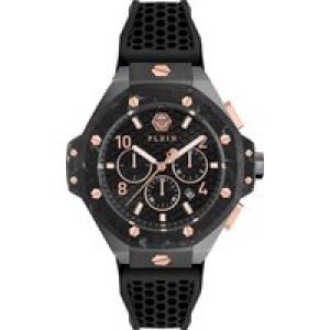 Philipp Plein Chrono Royal Mens Black Watch PWPRA0524 Silicone – One Size