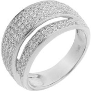 Orphelia WoMens 925 Sterling Silver Ring – ZR-3520 – Size Q