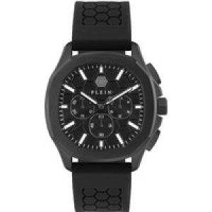 Philipp Plein $keleton $pectre Mens Black Watch PWSAA0823 Silicone – One Size