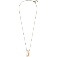 Orphelia WoMens 925 Sterling Silver Chain with Pendant - Silver/Rose ZH-6042 - Silver & Rose Gold - One Size - Image 2