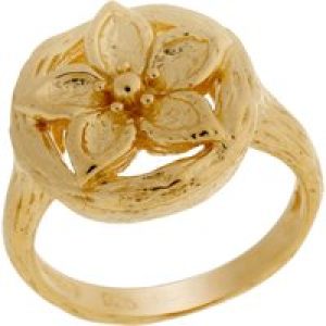 Orphelia WoMens 925 Sterling Silver Ring – Gold ZR-6029/1 – Size N