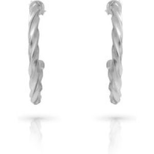 Orphelia ‘Beverly’ WoMens 925 Sterling Silver Hoop Earrings – ZO-7554 – One Size