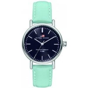 River Woods Oswego WoMens Blue Watch RW340026 Leather – One Size