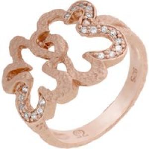 Orphelia WoMens 925 Sterling Silver Ring – Rose ZR-7077/1 – Size K
