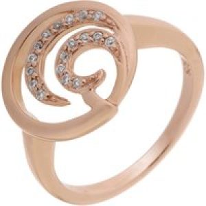 Orphelia WoMens 925 Sterling Silver Ring – Rose ZR-7084/1 – Size L