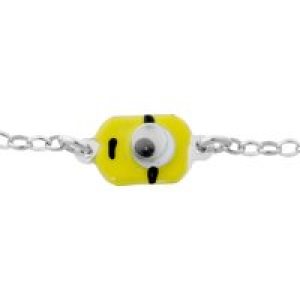 Orphelia Childrens Unisex ‘Minion’ Child’s 925 Sterling Silver Bracelet – ZA-7135/1 – One Size
