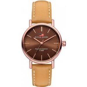 River Woods Oswego WoMens Brown Watch RW340019 Leather – One Size