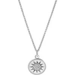 Orphelia ‘Shine’ WoMens 925 Sterling Silver Pendant with Chain – ZH-7576 – One Size
