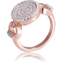 Orphelia WoMens 925 Sterling Silver Ring - Rose ZR-7420 - Size R 1/2 - Image 2