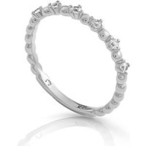 Orphelia ‘Signature’ WoMens 925 Sterling Silver Ring – ZR-7535 – Size Q