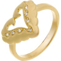 Orphelia WoMens 925 Sterling Silver Ring - Gold ZR-3936/1 - Size L - Image 2