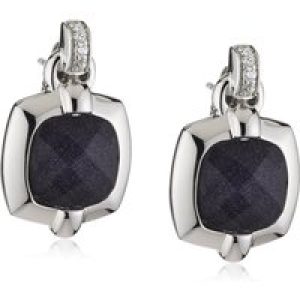 Orphelia Womens Ladies Embellished 925 Sterling Drop Earrings – Silver – One Size