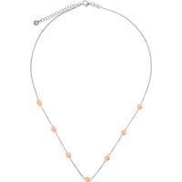 Orphelia WoMens 925 Sterling Silver Necklace - Silver/Rose ZK-7385/40 - Silver & Rose Gold - One Size - Image 2