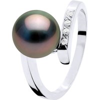 Diadema Womens - Ring - Diamond - Tahitian Pearl - White - Gold - Natural - Size O 1/2 - Image 2