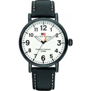 River Woods Sacramento Mens Black Watch RW420008 Leather – One Size