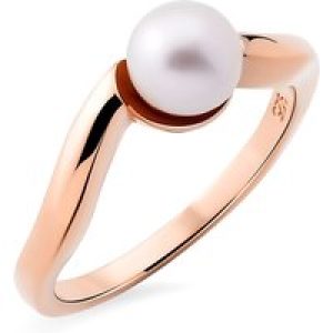 Orphelia WoMens 925 Sterling Silver Ring – Rose ZR-7507/RG – Size O 1/2