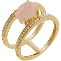 Orphelia WoMens 925 Sterling Silver Ring - Gold ZR-7122/G - Size O 1/2 - Image 2