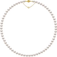 Diadema Womens - Necklace - True Japanese Akoya Cultured Pearl - Quality AA+ - White - Size 18 cm - Image 2