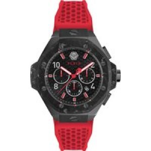 Philipp Plein Chrono Royal Mens Red Watch PWPRA0724 Silicone – One Size