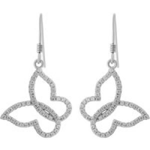 Orphelia WoMens 925 Sterling Silver Drop Earrings – ZO-5265 – One Size