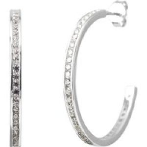 Diadema Womens – Earrings  Love Jewelry Collection – White Silver – One Size