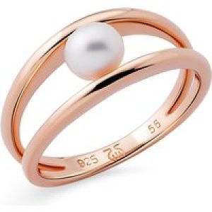 Orphelia WoMens 925 Sterling Silver Ring – Rose ZR-7509 – Size Q