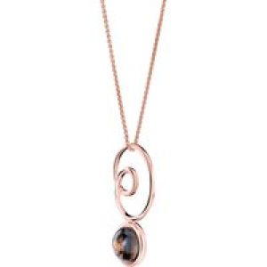 Orphelia ‘Eugenia’ WoMens 925 Sterling Silver Chain with Pendant – Rose ZH-7495 – One Size