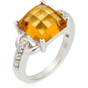 Orphelia WoMens 925 Sterling Silver Ring – ZR-3717 – Size L