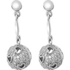 Orphelia ‘Rogue’ WoMens 925 Sterling Silver Drop Earrings – ZO-7355 – One Size