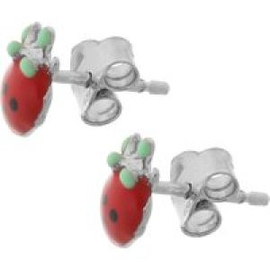 Orphelia Childrens Unisex ‘Apple’ Child’s 925 Sterling Silver Stud Earrings – ZO-7149 – One Size