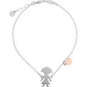 Orphelia ‘Lyra’ WoMens 925 Sterling Silver Bracelet – Silver/Rose ZA-7390 – Silver & Rose Gold – One Size