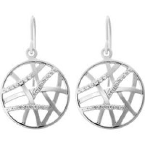 Orphelia ‘Amabella’ WoMens 925 Sterling Silver Drop Earrings – ZO-7098 – One Size