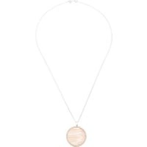 Orphelia WoMens 925 Sterling Silver Chain with Pendant – Silver/Rose ZK-7180/1 – Silver & Rose Gold – One Size