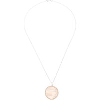 Orphelia WoMens 925 Sterling Silver Chain with Pendant - Silver/Rose ZK-7180/1 - Silver & Rose Gold - One Size - Image 2
