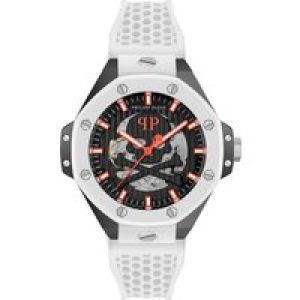 Philipp Plein $keleton Royal Mens White Watch PWPFA0724 Silicone – One Size