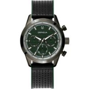 Orphelia Sandblast Mens Green Watch OR71904 Silicone – One Size