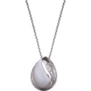 Orphelia WoMens 925 Sterling Silver Chain with Pendant – ZH-4557 – One Size