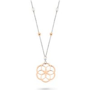 Orphelia ‘Zahara’ WoMens 925 Sterling Silver Chain with Pendant – Silver/Rose ZK-7182 – Silver & Rose Gold – One Size