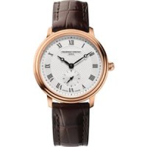 Frederique Constant Frédérique Slimline WoMens Brown Watch FC-235M1S4 Leather (archived) – One Size