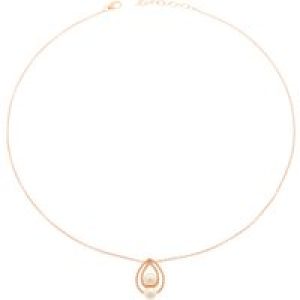 Orphelia WoMens 925 Sterling Silver Chain with Pendant – Rose ZH-6033/1 – One Size